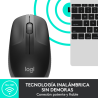Logitech 910-005905 ratón Oficina Ambidextro RF inalámbrico Óptico 1000 DPI