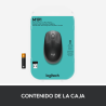 Logitech 910-005905 ratón Oficina Ambidextro RF inalámbrico Óptico 1000 DPI