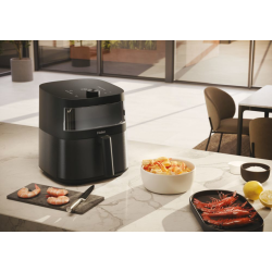 Haier HAF5TWA 011 6,5 L Independiente 2000 W Freidora de aire caliente Negro