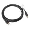 Lanberg CA-USBE-10CC-0030-BK cable USB USB 2.0 3 m USB A Negro