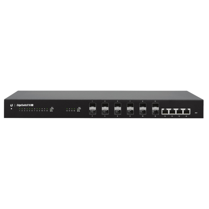 Ubiquiti ES-16-XG Gestionado 10G Ethernet (100/1000/10000) 1U Negro