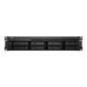 Synology RackStation RS1221+ servidor de almacenamiento NAS Bastidor (2U) Ryzen Embedded V1500B 4 GB DDR4 0 TB DiskStation Manag