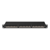Lanberg PPSA-1024-B panel de parcheo 1U