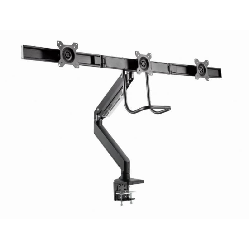 Gembird MA-DA3-03 soporte para monitor 68,6 cm (27") Escritorio Negro