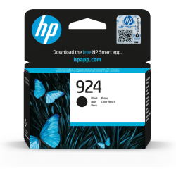 HP 924 Black Original Ink Cartridge cartucho de tinta 1 pieza(s) Rendimiento estándar