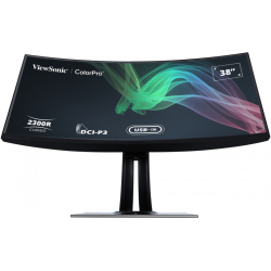Viewsonic VP3881A pantalla para PC 96,5 cm (38") 3840 x 1600 Pixeles Quad HD+ LED Negro