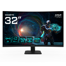 GIGABYTE GS32QCA LED display 80 cm (31.5") 2560 x 1440 Pixeles Quad HD Negro