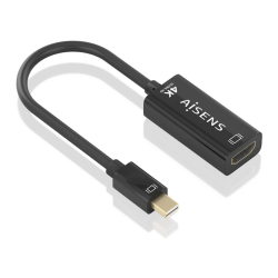AISENS A125-0904 adaptador de cable de vídeo 0,15 m Mini DisplayPort HDMI tipo A (Estándar