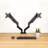 TooQ DB1434TNR-B soporte para monitor 86,4 cm (34") Escritorio Negro