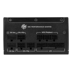 MSI MPG A1000GS PCIE5 unidad de fuente de alimentación 1000 W 24-pin ATX ATX Negro