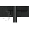 Lenovo ThinkCentre Tiny-In-One 24 Gen 5 LED display 60,5 cm (23.8") 1920 x 1080 Pixeles Full HD Pantalla táctil Negro