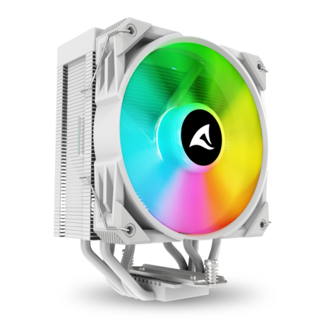 Sharkoon A40 RGB Procesador Refrigerador de aire 12 cm Blanco 1 pieza(s