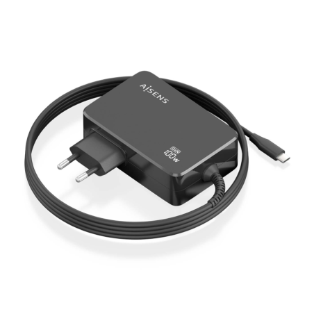 AISENS ASCH-1PD100WL50-BK cargador de dispositivo móvil Cámara digital, GPS, Teléfono móvil, Portátil, Smartphone, Tableta, Univ