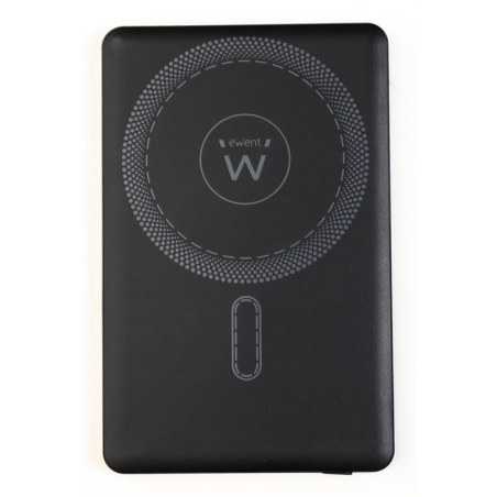 Ewent EW1160 batería externa Polímero de litio Cargador inalámbrico Negro