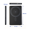 Ewent EW1160 batería externa Polímero de litio Cargador inalámbrico Negro