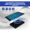 Ewent EW1160 batería externa Polímero de litio Cargador inalámbrico Negro