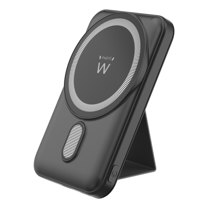 Ewent EW1162 batería externa Polímero de litio Cargador inalámbrico Negro