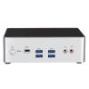 Leotec LEMPC17 PC/estación de trabajo barebone Cubo Negro i7-1370P