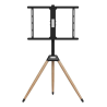 Gembird TVS-75ST-01 soporte para TV 190,5 cm (75") Negro, Madera
