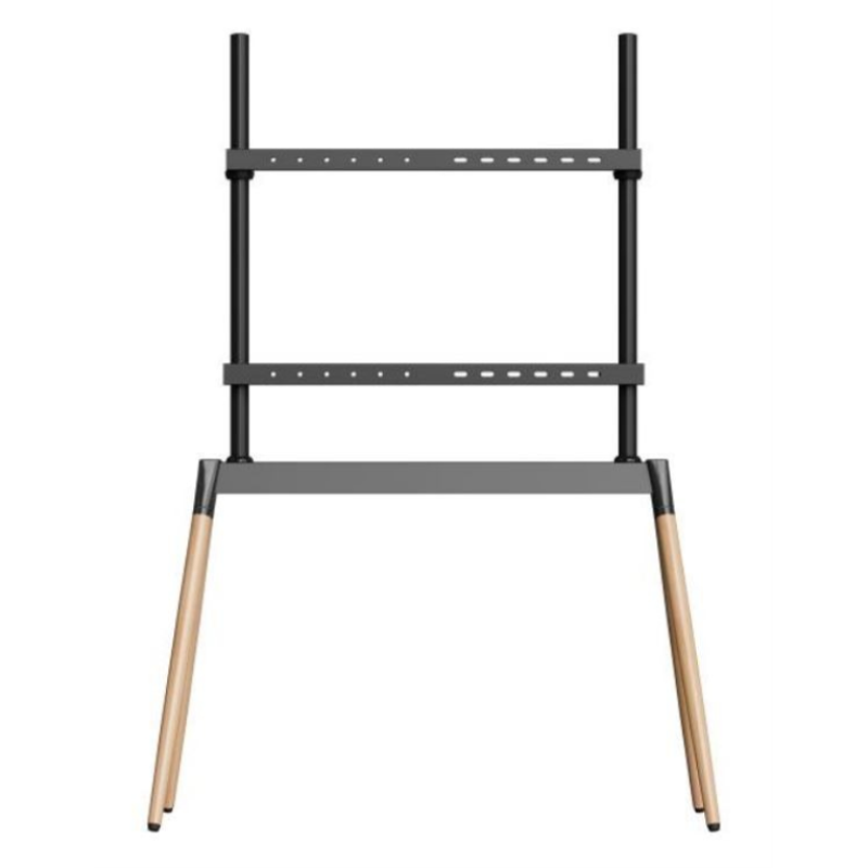 Gembird TVS-86F-01-BK soporte para TV 2,18 m (86") Negro, Madera
