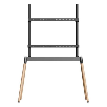 Gembird TVS-86F-01-BK soporte para TV 2,18 m (86") Negro, Madera