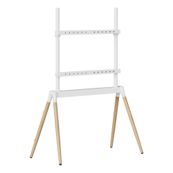 Gembird TVS-86F-01-W soporte para TV 2,18 m (86") Blanco, Madera