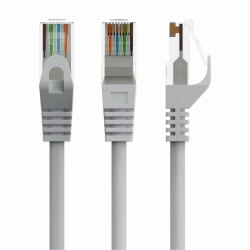 Gembird PP6U-CU-1M cable de red Gris Cat6 U/UTP (UTP