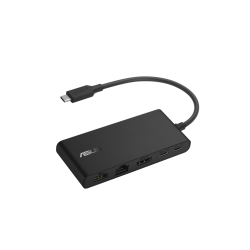 ASUS Dual 4K USB-C Dock DC201 Alámbrico USB 3.2 Gen 2 (3.1 Gen 2) Type-C Negro