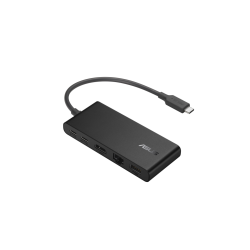 ASUS Dual 4K USB-C Dock DC201 Alámbrico USB 3.2 Gen 2 (3.1 Gen 2) Type-C Negro
