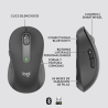 Logitech 910-006236 ratón Oficina mano derecha RF Wireless + Bluetooth Óptico 4000 DPI