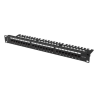 Lanberg PPUA-1124-B panel de parcheo 1U