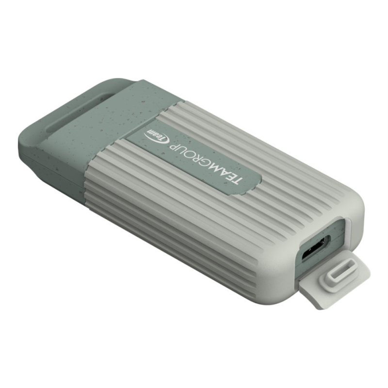 Team Group PD20 ECO Mini 1 TB USB Tipo C 3.2 Gen 2 (3.1 Gen 2) Gris, Turquesa