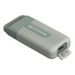 Team Group TPSEG4004T0C102 unidad externa de estado sólido 4 TB USB Tipo C 3.2 Gen 2 (3.1 Gen 2) Gris, Turquesa