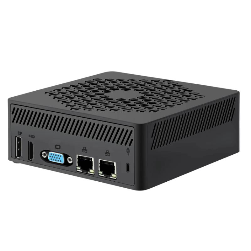 Leotec LEMPC18 PC/estación de trabajo barebone Cubo Negro