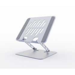 Gembird NBS-D1-04 soporte para monitor 39,6 cm (15.6") Escritorio Plata