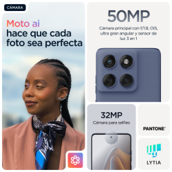 Motorola edge 60 fusion 16,9 cm (6.67") SIM doble Android 15 5G USB Tipo C 8 GB 256 GB 5200 mAh Gris