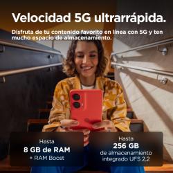 Motorola moto G35 5G 17,1 cm (6.72") SIM doble Android 14 USB Tipo C 8 GB 256 GB 5000 mAh Rojo