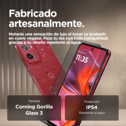 Motorola moto g05 16,9 cm (6.67") SIM doble Android 15 4G USB Tipo C 4 GB 256 GB 5200 mAh Rojo