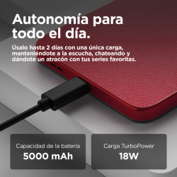 Motorola moto g05 16,9 cm (6.67") SIM doble Android 15 4G USB Tipo C 4 GB 256 GB 5200 mAh Rojo