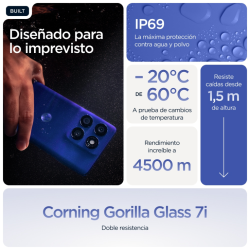 Motorola edge 60 pro 16,9 cm (6.67") SIM doble Android 15 5G USB Tipo C 12 GB 512 GB 6000 mAh Azul