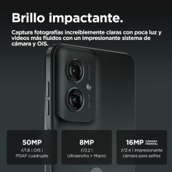 Motorola moto g55 5G 16,5 cm (6.49") SIM doble Android 14 USB Tipo C 8 GB 256 GB 5000 mAh Gris