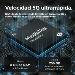 Motorola moto g55 5G 16,5 cm (6.49") SIM doble Android 14 USB Tipo C 8 GB 256 GB 5000 mAh Gris