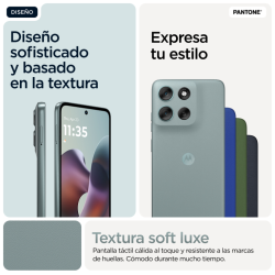 Motorola moto g56 5G 17,1 cm (6.72") Ranura híbrida Dual SIM Android 15 USB Tipo C 8 GB 512 GB 5200 mAh Gris