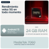 Motorola moto g56 5G 17,1 cm (6.72") Ranura híbrida Dual SIM Android 15 USB Tipo C 8 GB 512 GB 5200 mAh Gris