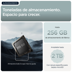Motorola moto g56 5G 17,1 cm (6.72") Ranura híbrida Dual SIM Android 15 USB Tipo C 8 GB 512 GB 5200 mAh Gris