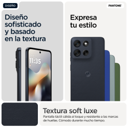 Motorola moto g56 5G 17,1 cm (6.72") Ranura híbrida Dual SIM Android 15 USB Tipo C 8 GB 512 GB 5200 mAh Negro
