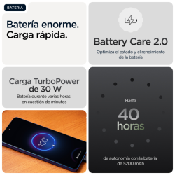 Motorola moto g56 5G 17,1 cm (6.72") Ranura híbrida Dual SIM Android 15 USB Tipo C 8 GB 512 GB 5200 mAh Negro