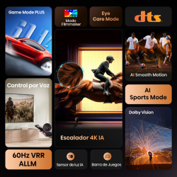 Hisense 55A6Q Televisor 139,7 cm (55") 4K Ultra HD Smart TV Wifi Negro 300 cd / m²