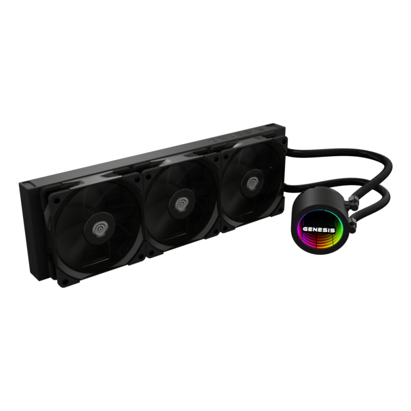 GENESIS NLG-2320 sistema de refrigeración para ordenador Carcasa del ordenador Kit de refrigeración líquida Negro
