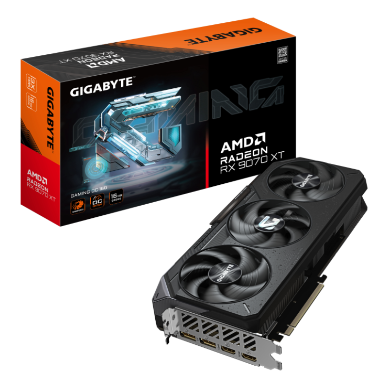 GIGABYTE Radeon RX 9070 XT GAMING OC 16G AMD